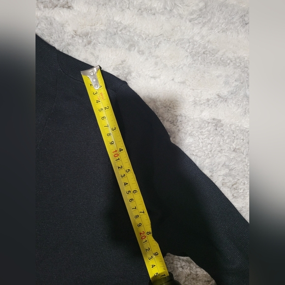 Elegant Black Sweater with White Bow - Picture 14 of 14